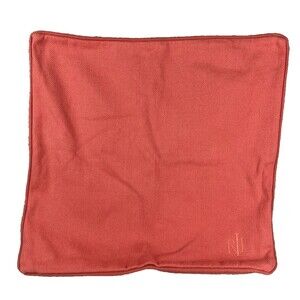 Lauren Ralph Lauren LRL Pillow Cover 22x22” Salmon Color Textured Cotton